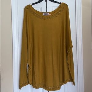 Oliver mustard sweater size 1X